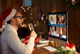 Many offices and friendship groups will be organising virtual parties for Christmas instead (Shutterstock)