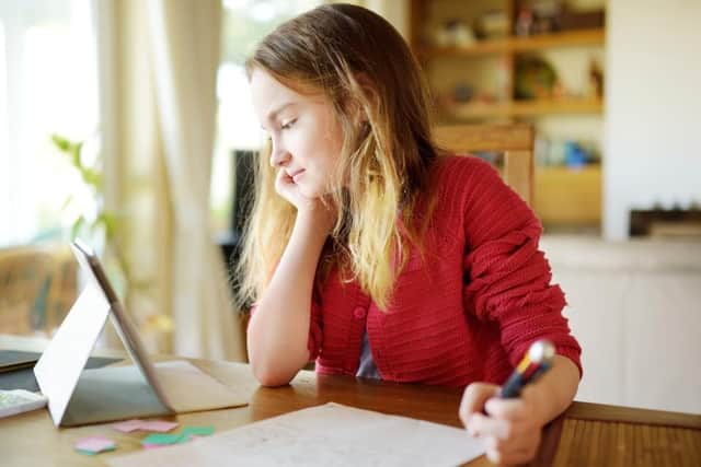 A secondary school in Edinburgh has announced that younger pupils will have their online learning time reduced later this month.