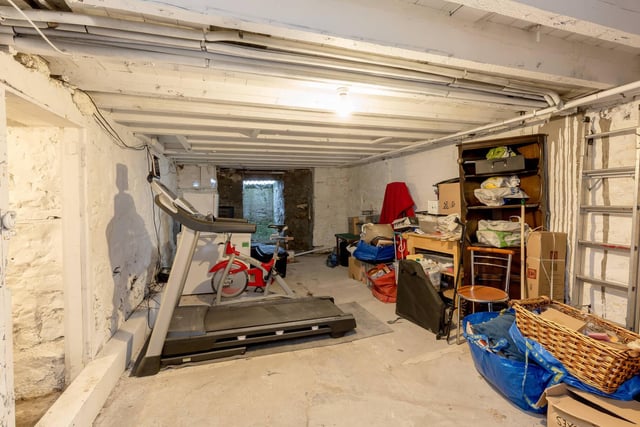 One of the property's two large cellars, offering great storage space.