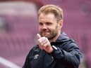 Hearts boss Robbie Neilson was delighted with the response from his players after a rocky period at the end of the first half. Picture: Roddy Scott / SNS
