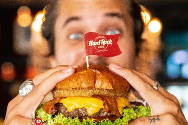Hard Rock Cafe Edinburgh rolls back burgers for just pennies to celebrate their 25th anniversary.