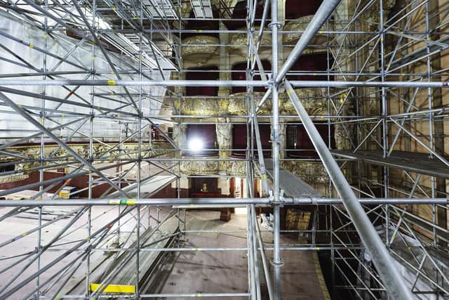 Work is ongoing on a £35 million revamp of the King's Theatre in Edinburgh. Picture: Anneleen Lindsay