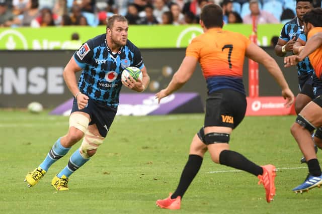 New Edinburgh signing Andries Ferreira in Super Rugby action for the Bulls against the Jaguares earlier this year.