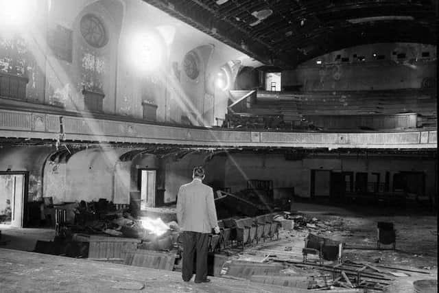 Bomb damaged Leith Theatre