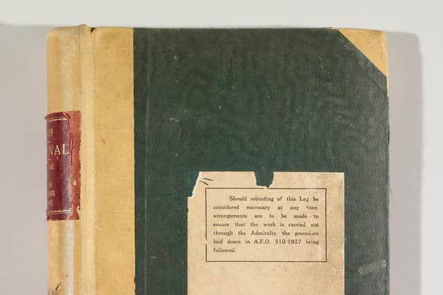 Prince Philip’s Midshipman’s log book, 1940–1
