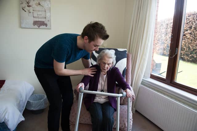 Many care home residents are frail and vulnerable