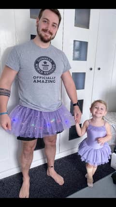 Phil Spackman, 31, with daughter Freya, 2.