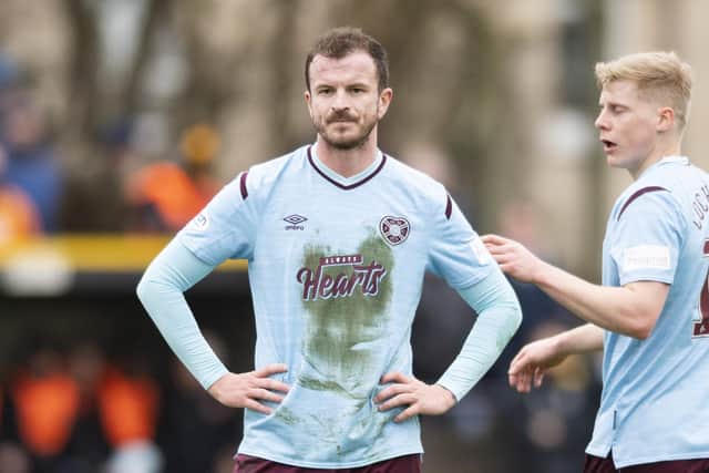 Andy Halliday scored Hearts' opening goal at Auchinleck.