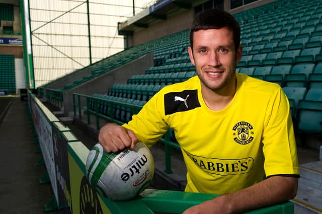 Tim Clancy pictured during his spell with Hibs