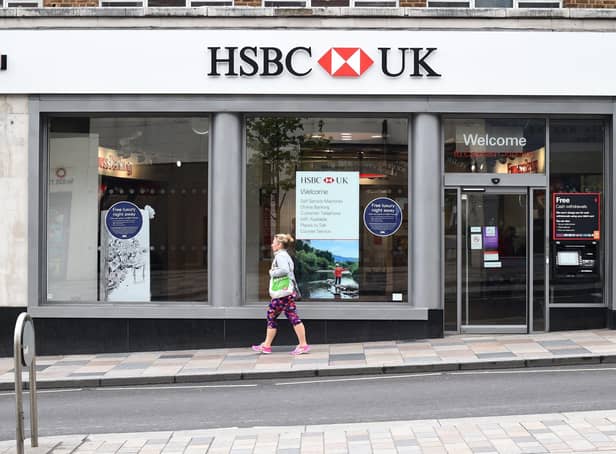 The results from banking giant HSBC followed figures from rivals Barclays, NatWest and Lloyds Banking Group. Picture: Kirsty O'Connor/PA Wire