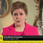 The First Minister Nicola Sturgeon has said the will of the Scottish people cannot be held back by UK Government decisions (Photo: Sky News).