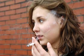 There are estimated to be around 7 million smokers in Great Britain - Edinburgh and East Lothian are projected to become smoke-free by 2035, Midlothian by 2033, but West Lothian not until after 2050.  Picture: Ian Georgeson.