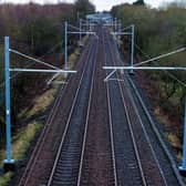 Work over the festive period to prepare for electrification of the Edinburgh-Forth Bridge line has been postponed because of its impact on passengers. Picture: Network Rail