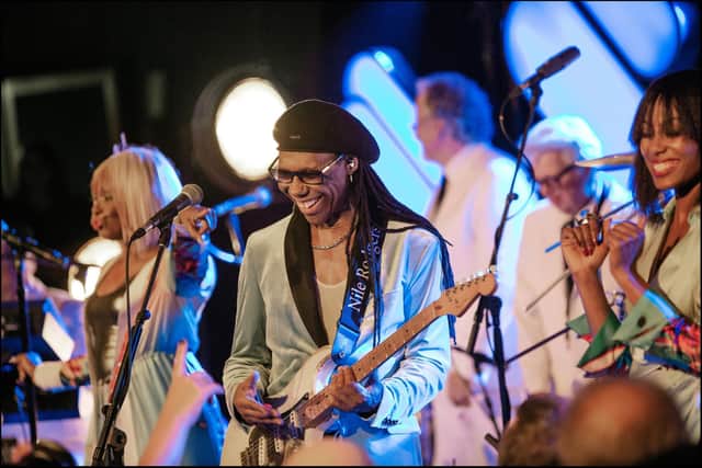 Chic and Nile Rogers are coming to Edinburgh this summer. Photo by Jill Furmanovsky