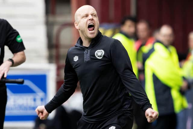 Steven Naismith will go into his last match as interim boss of Hearts when they take on Hibs at Tynecastle on Saturday. Picture: SNS