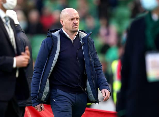 Scotland head coach Gregor Townsend said the incident was a "private matter". Picture: Brian Lawless/PA Wire