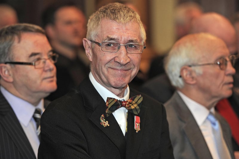 Almost 40 years after being voted Britain's Greatest Ever Boxer, Ken Buchanan was honoured for his lifetime achievements by his hometown at a civic reception  held within Edinburgh's City Chambers by the Lord Provost.