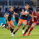 James Lang impressed for Edinburgh as a second-half substitute in the United Rugby Championship win over Scarlets. Picture: Ross Parker/SNS