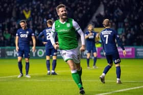 Jason Naismith has praised a Hibs fan for helping out the club. Picture: SNS