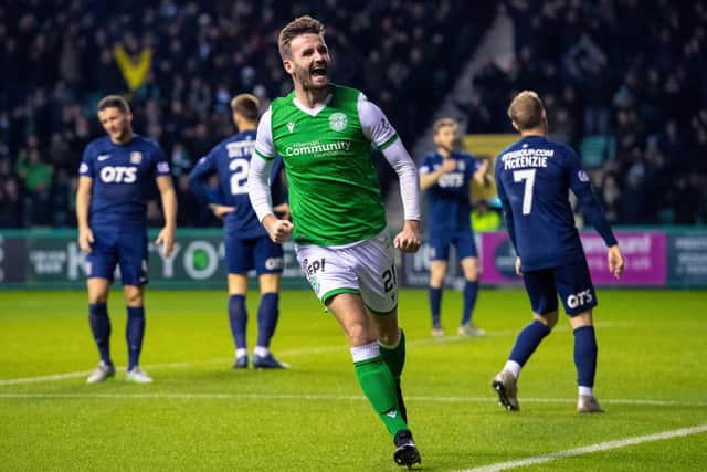 Jason Naismith has praised a Hibs fan for helping out the club. Picture: SNS