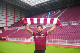 Jordan Roberts is now a Hearts player. Pic: Heart of Midlothian FC.
