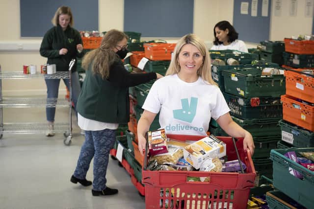 Some 25,000 meals have been donated by generous customers in Edinburgh to food banks in the Trussell Trust network, in the first four months of their partnership with Deliveroo.