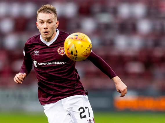 Lewis Moore has confirmed he is leaving Hearts. Picture: SNS