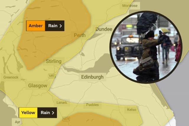 Gusts of of to 70 mph expected as Met Office issue a yellow warning for high winds.