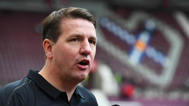 Daniel Stendel is prepared to give his wages to other Hearts employees.