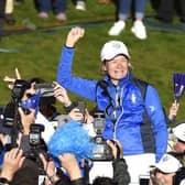 Catriona Matthew celebrates her winning Solheim Cup captaincy on Scottish soil at Gleneagles last September. She will now have six picks for next year's match in Toledo, Ohio. Picture: Ian Rutherford/PA