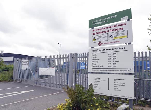 Seafield recycling centre reopens today but appointments are needed, restrictions apply, and the entrance has changed