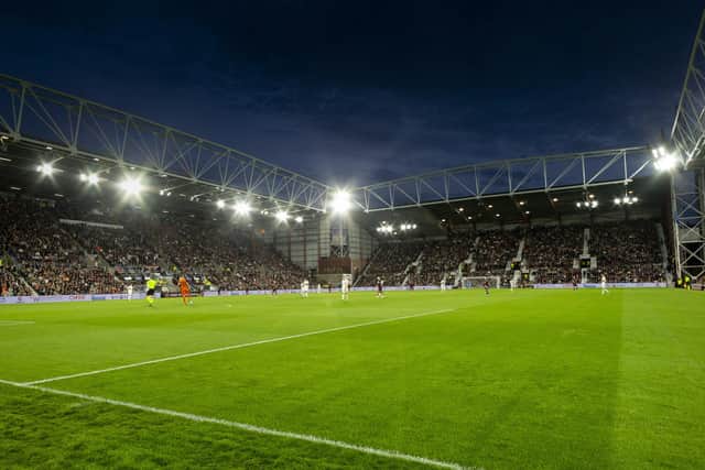 Hearts hosted FC Zurich in the Europa League play-off on Thursday evening. Picture: SNS