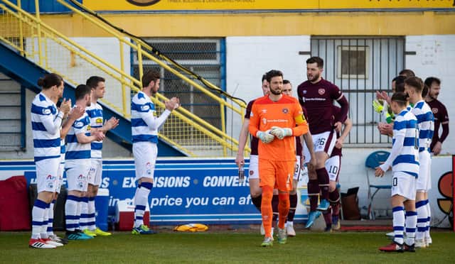 All the action from Cappielow in the Championship clash between Morton and Hearts. Picture: SNS