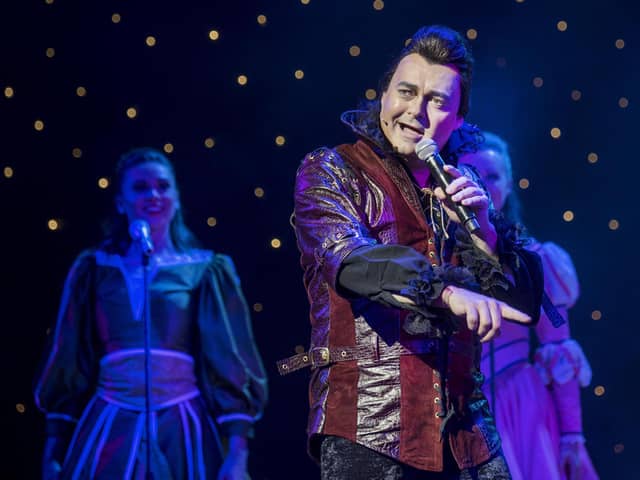 Grant Stott as Flash Boaby in the 2018 Kings Pantomime, Beauty and The Beast