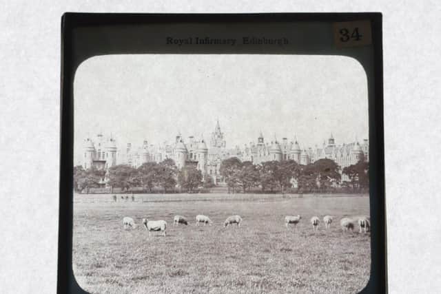 Royal Infirmary of Edinburgh from the Meadows, where sheep once grazed. PIC: George Washington Wilson Museums.