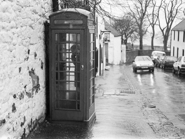 An old-style telephone box at Cramond, Edinburgh, was listed as of 'Special Historic Importance' in February 1990.