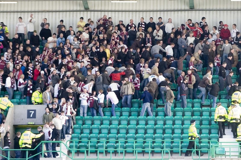 In a broader, world-football sense, Hearts and Hibs are very similar size of clubs. However, Hearts have amassed more derby wins, more trophies (16 to 10) and have averaged a bigger attendance for the majority of seasons in the past 30 years. Ergo, Hearts 'big team', Hibs 'wee team'.