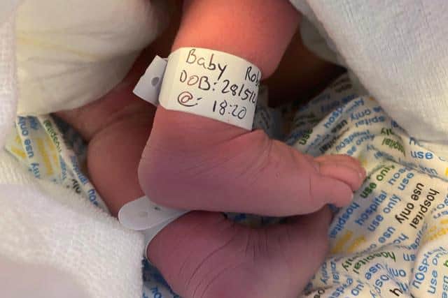 Angus Robertson is taking two weeks of paternity leave to be with his newborn daughter Flora (Picture courtesy of Angus Robertson)