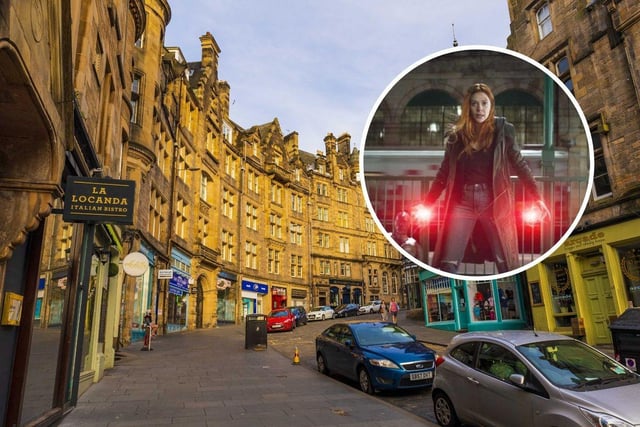 This street in Edinburgh's Old Town features heavily in several films, including Avengers: Infinity War and T2 Trainspotting. In the Marvel film, Wanda and Vision, played by Elizabeth Olsen and Paul Bettany, take a romantic stroll up Cockburn Street, before alien enemies descend on the city, wreaking havoc.