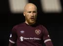 Hearts striker Liam Boyce was voted Championship Player of the Year.