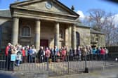 Some of the new Penicuik Trinity Community Church congregation, pictured at St Mungo's in Penicuik.