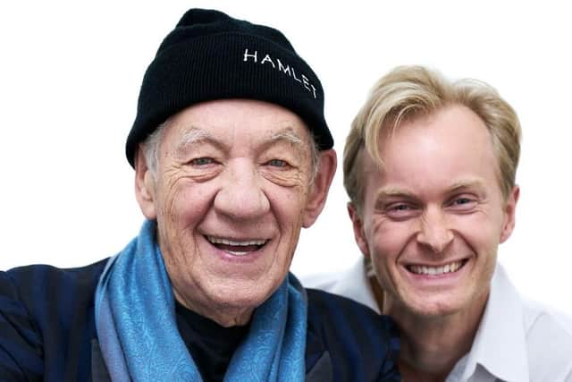 The two Hamlets, Ian McKellen and Johan Christiansen appear together at the Edinburgh Fringe   Pic: Devin De Vil