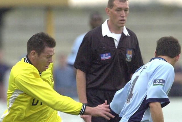 Chris Waddle played for Worksop between 2000 and 2002. He then made two appearances for Glapwell and played once for Stocksbridge Park Steels and Hallam.