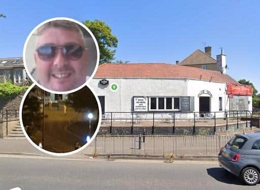 Victim: Andy McCarron whose murder close to Edinburgh City Social Club was captured in harrowing CCTV images