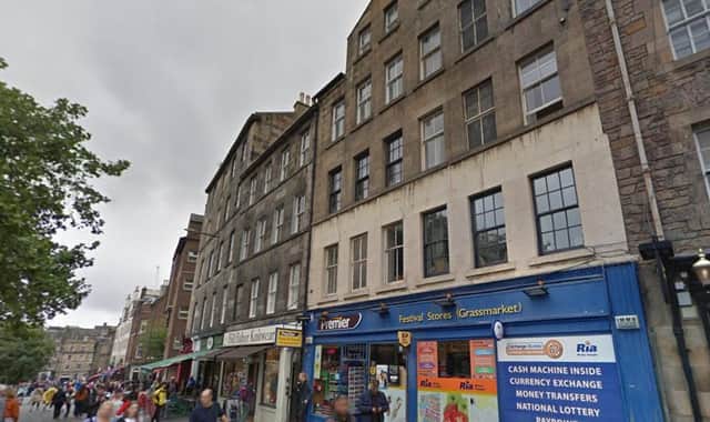 Properties in the Grassmarket, Edinburgh. Picture: Google