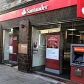 The Dalkeith Santander branch.