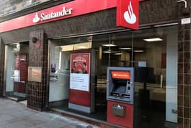 The Dalkeith Santander branch.
