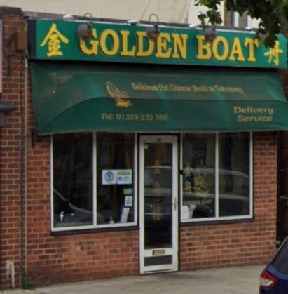 New Golden Boat, in West Street, Fareham, received a five rating on February 7, according to the Food Standards Agency website.