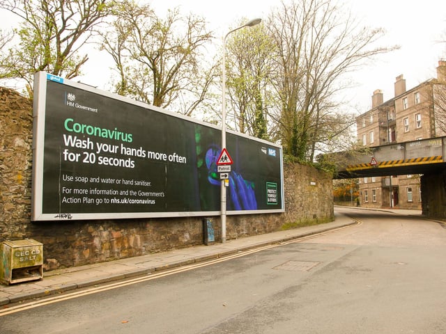 The street was completely empty in Spring Gardens.