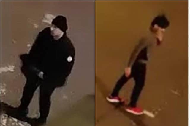 Police are hoping to trace these men.